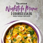 Promotion: Nightlife Menu – 2 courses at £14.95 – at Las Iguanas