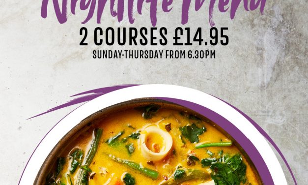 Promotion: Nightlife Menu – 2 courses at £14.95 – at Las Iguanas